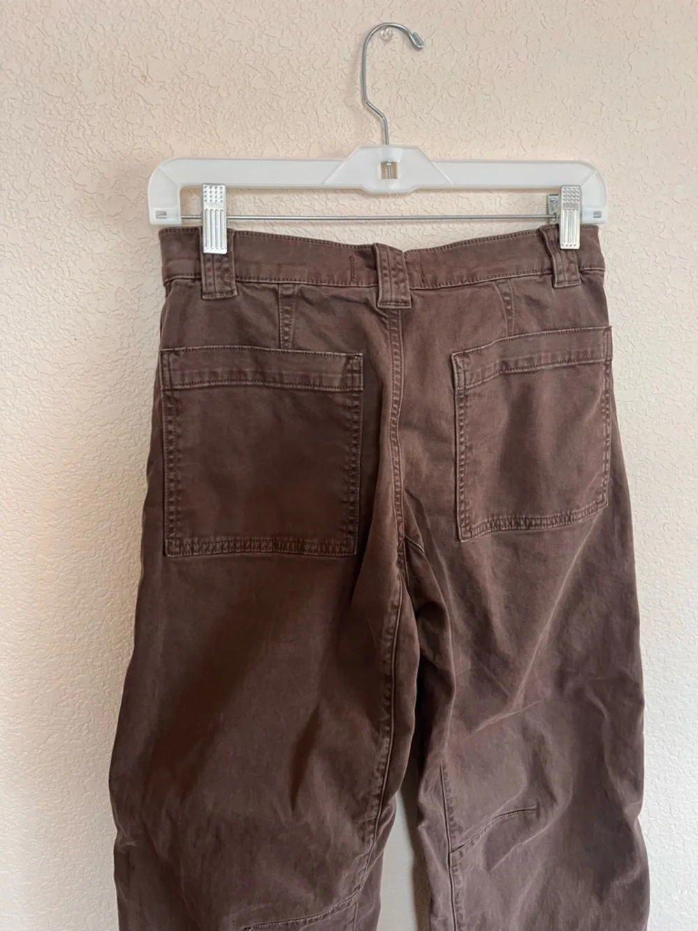 Madewell Womens Darted Double Barrel Pants - Chocolate Brown - Picture 11 of 14